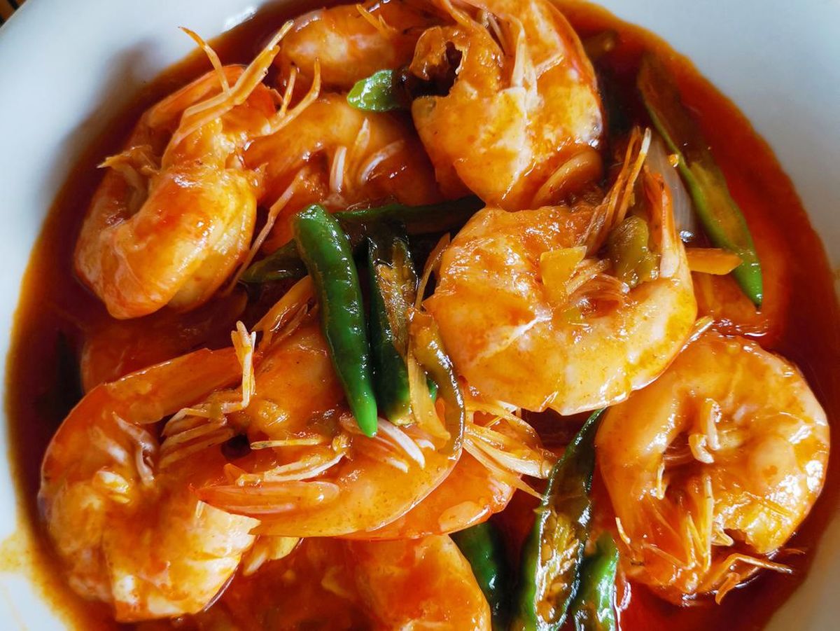 Resep Udang Saus Padang Ala Warung Seafood Tiktak Id